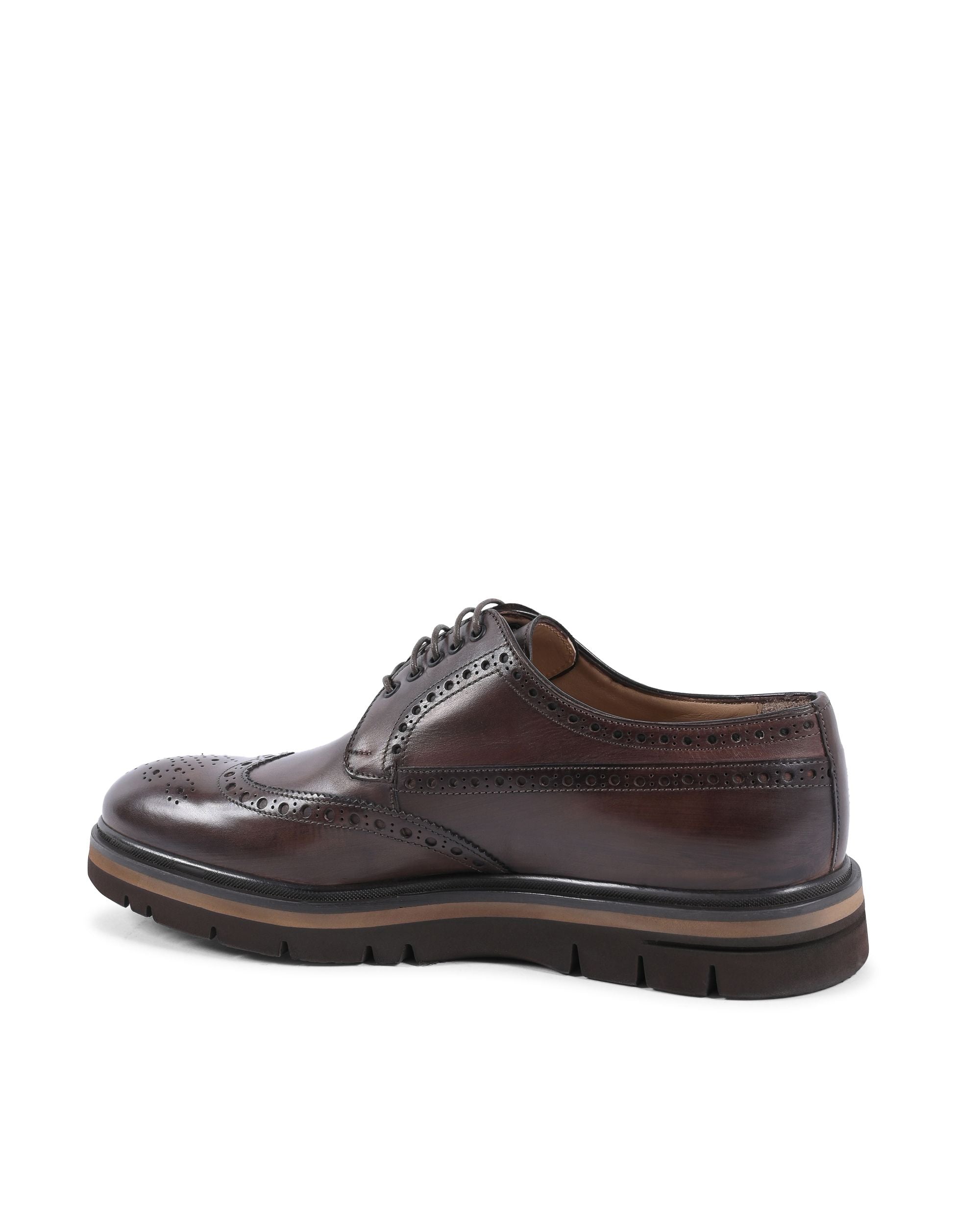 Dee Ocleppo Zapatos brogue para hombre EB138 VITELLO CACAO