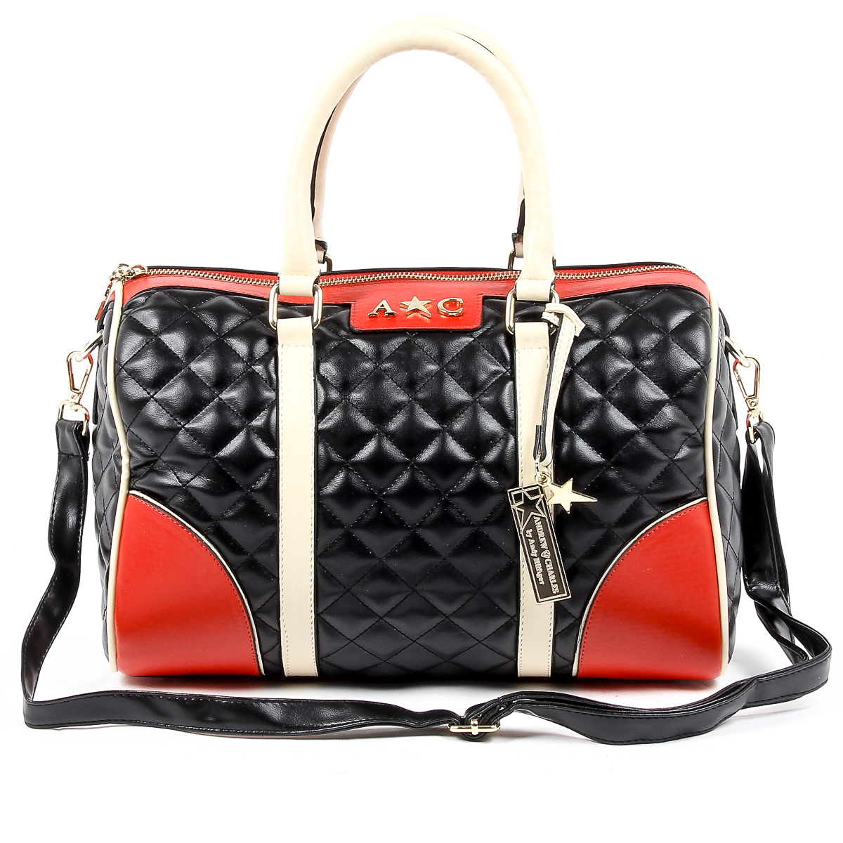 Andrew Charles Womens Handbag Black ABBIE