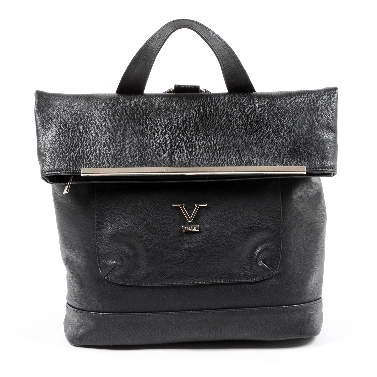 V 1969 Italia Womens Handbag Black STEFANY