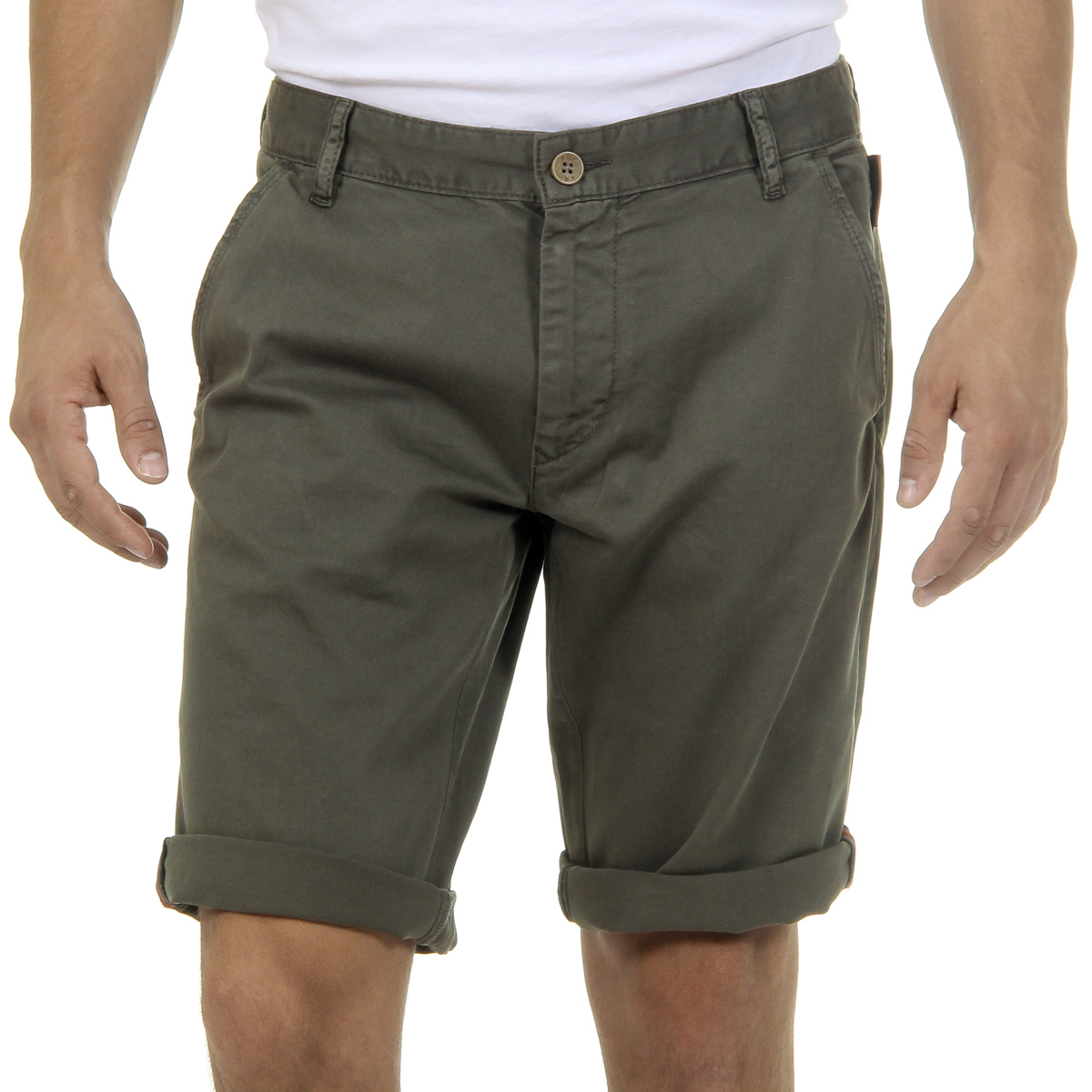 Pantalones cortos para hombre Andrew Charles verde SADECK