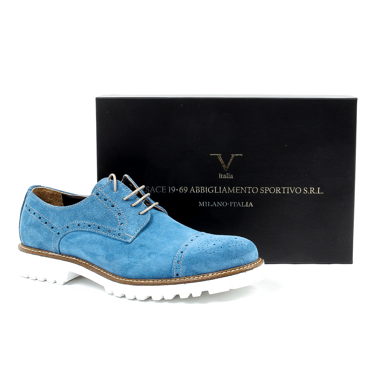 V 1969 Italia Mens Brogue Oxford Shoe