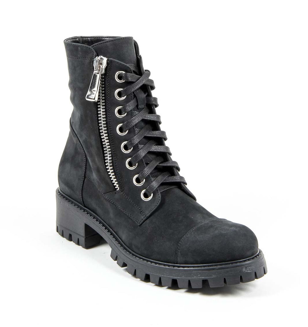 Bota corta para mujer V 1969 Italia B1476 NABUK ANTRACITA