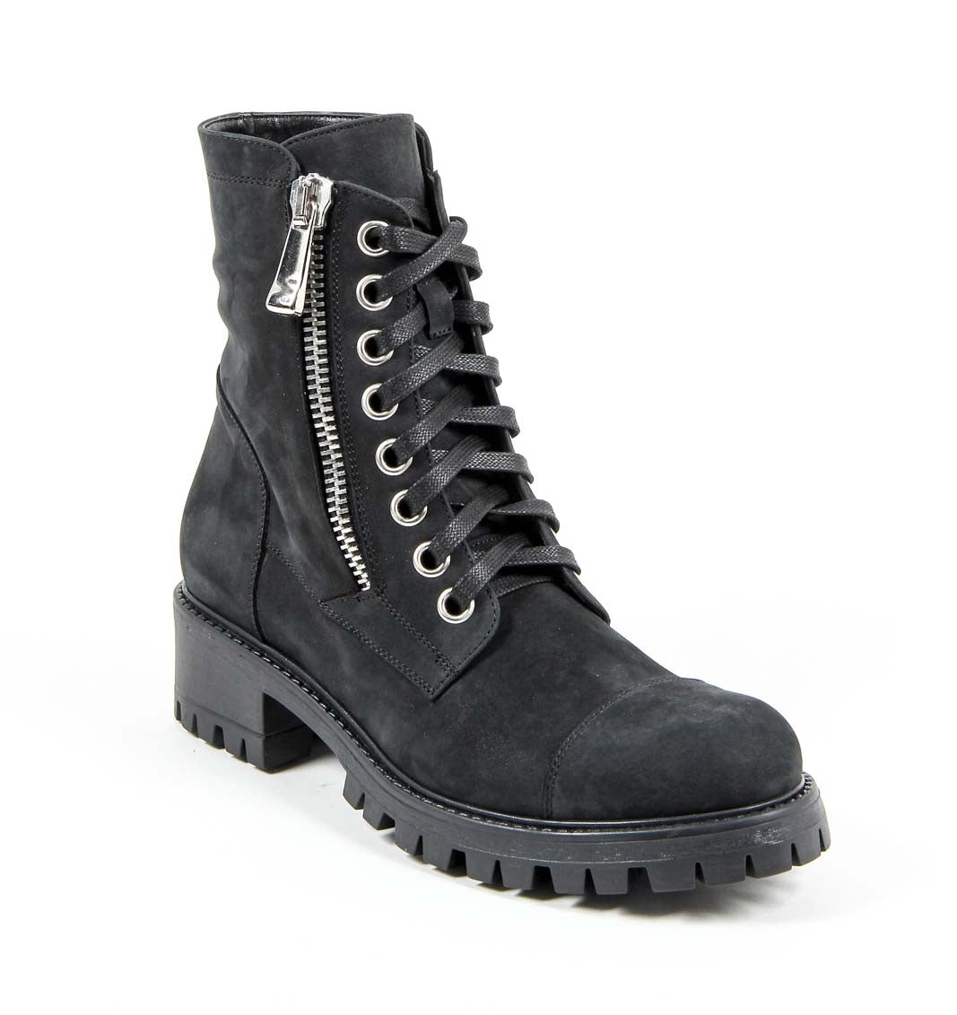 Bota corta para mujer V 1969 Italia B1476 NABUK ANTRACITA