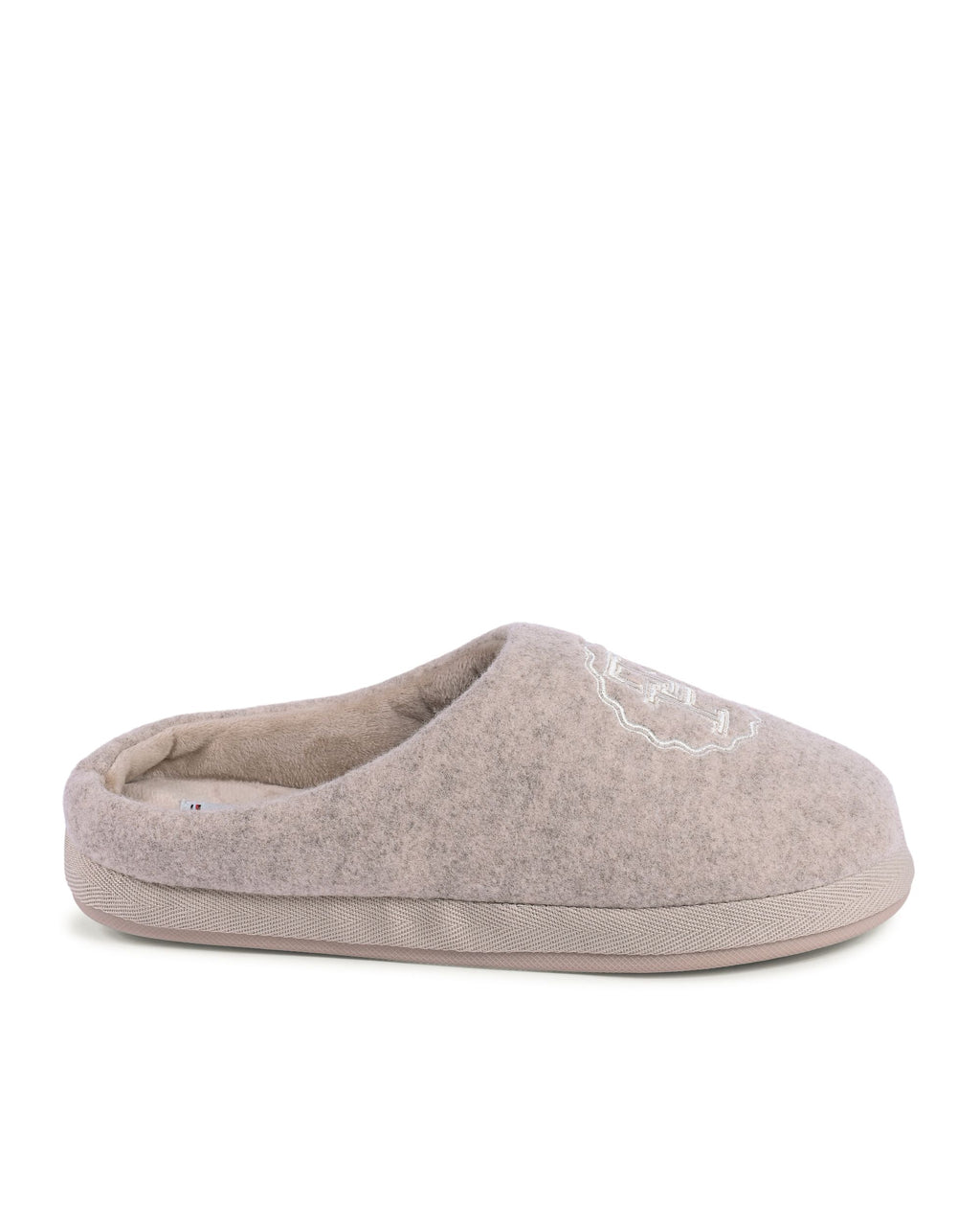 Pantuflas Tommy Hilfiger para mujer en beige FW0FW07433ABO