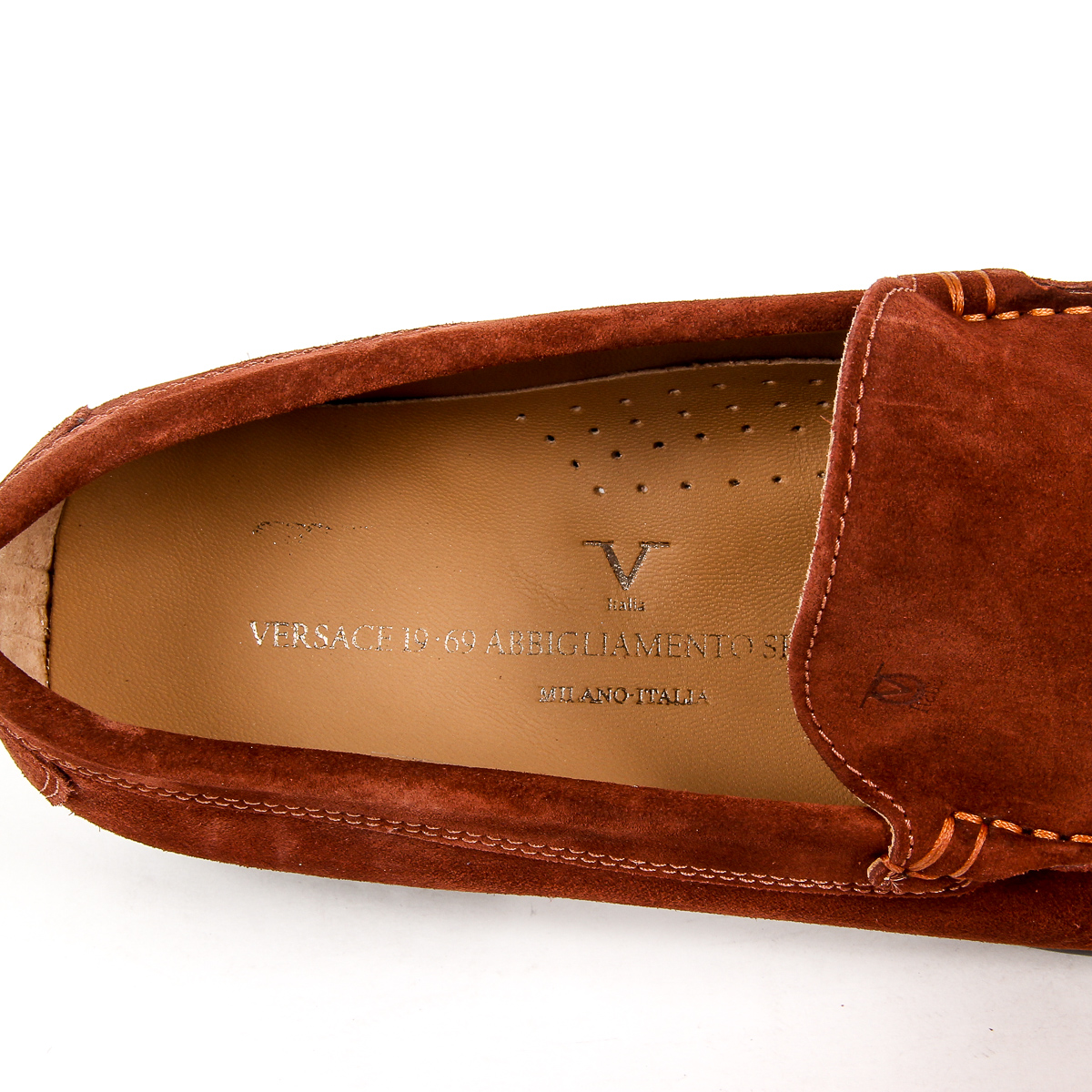 Mocasines V 1969 Italia para hombre, color marrón, STEFAN