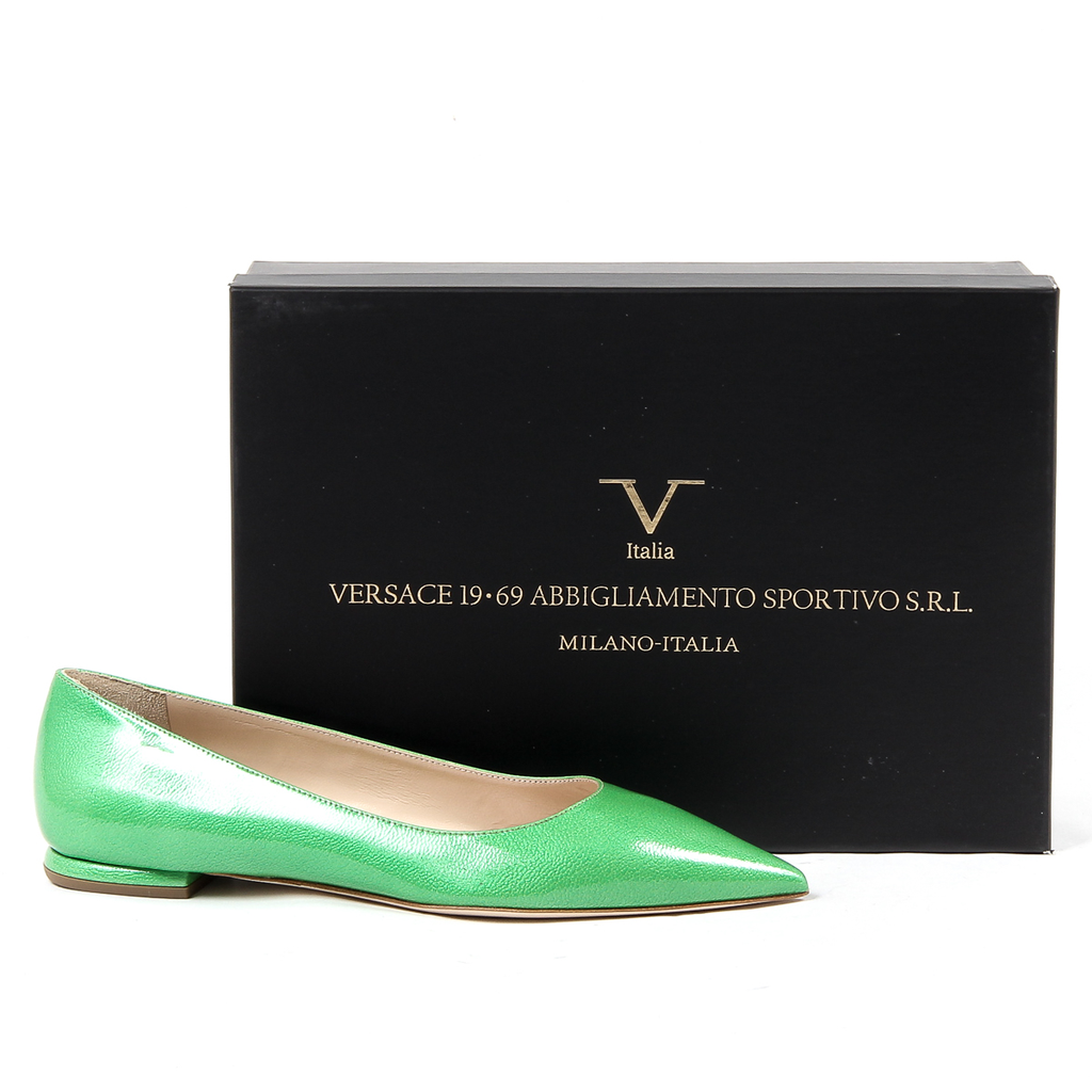V 1969 Italia Womens Ballerina Green CHIARA
