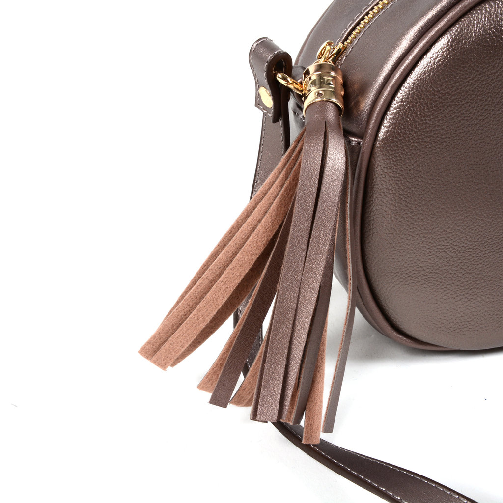 V 1969 Italia Womens Handbag Bronze MALTA