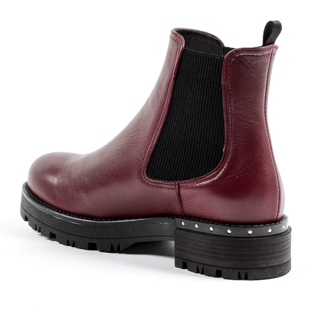 Andrew Charles Womens Ankle Boot Bordeaux CHRISSIE