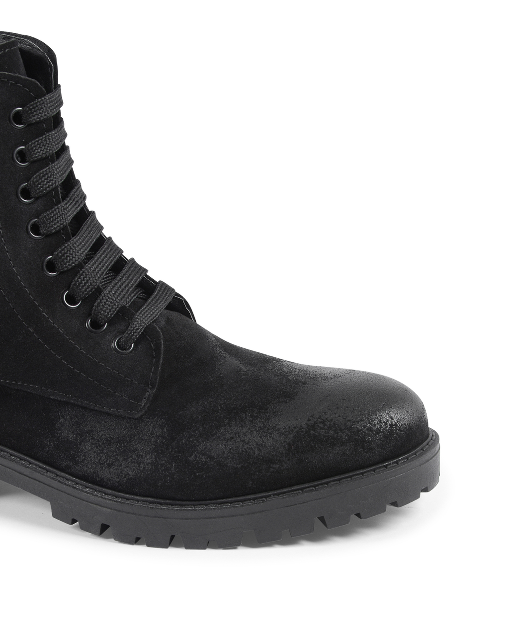 19V69 Italia Mens Ankle Boot Black 1831 CAMOSCIO NERO