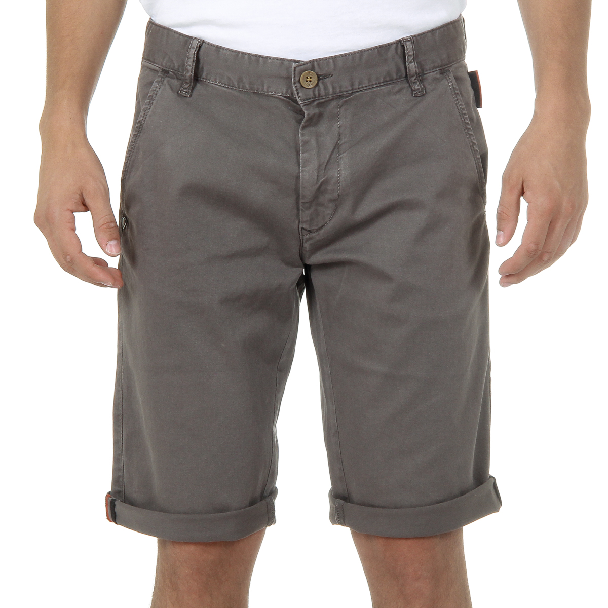Pantalones cortos para hombre Andrew Charles marrón SADECK