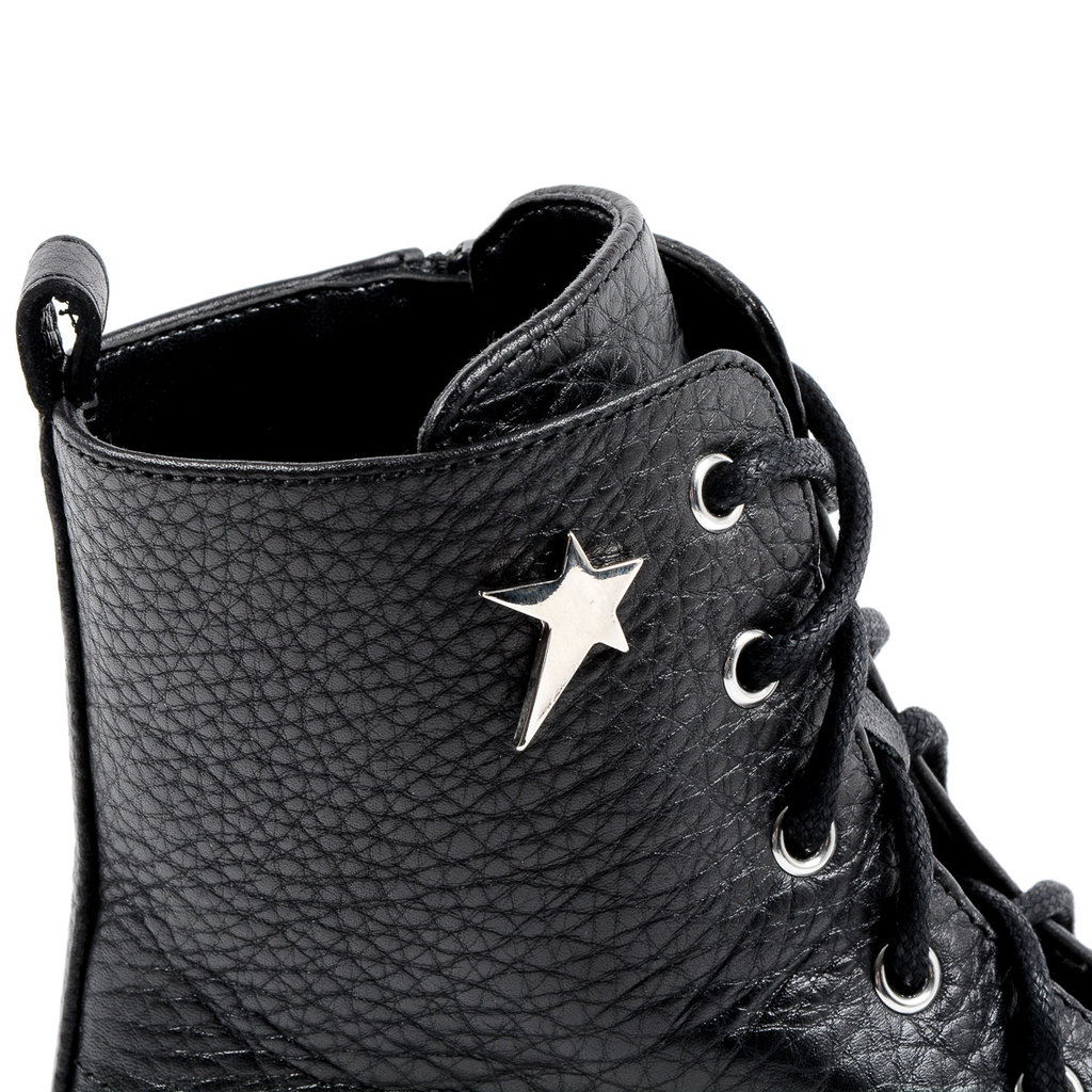 Andrew Charles Womens Short Boot Black MIVIDA