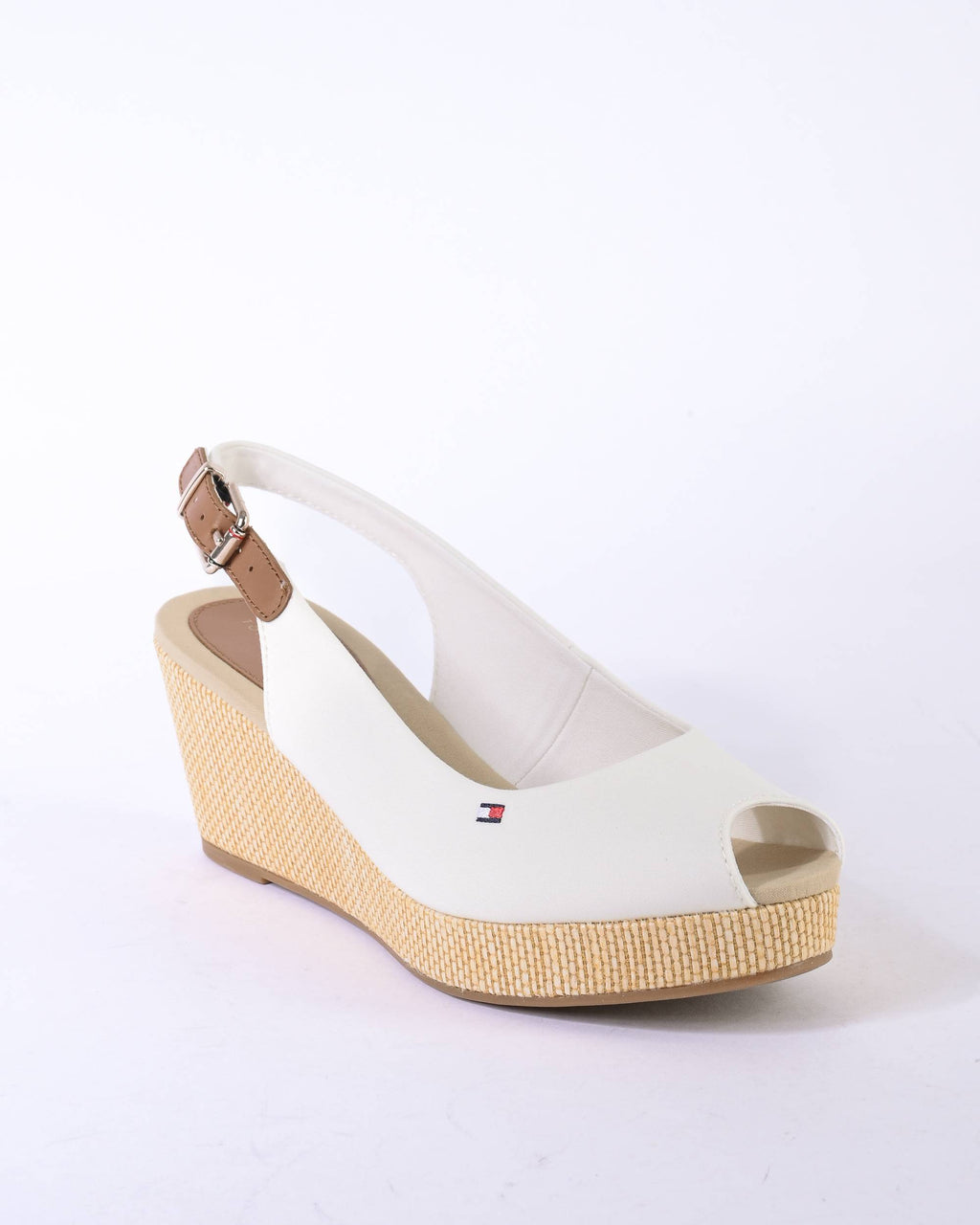 Tommy Hilfiger Womens Sandal Ivory FW0FW04788YBI