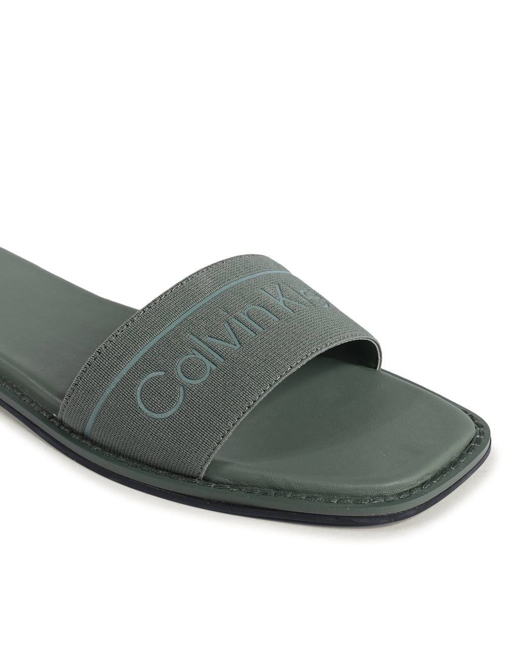 Sandalias Calvin Klein para mujer, color verde, HW0HW019890H7