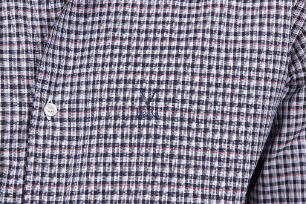 Camisa clásica moderna de corte italiano para hombre V 1969, talla 377, 212