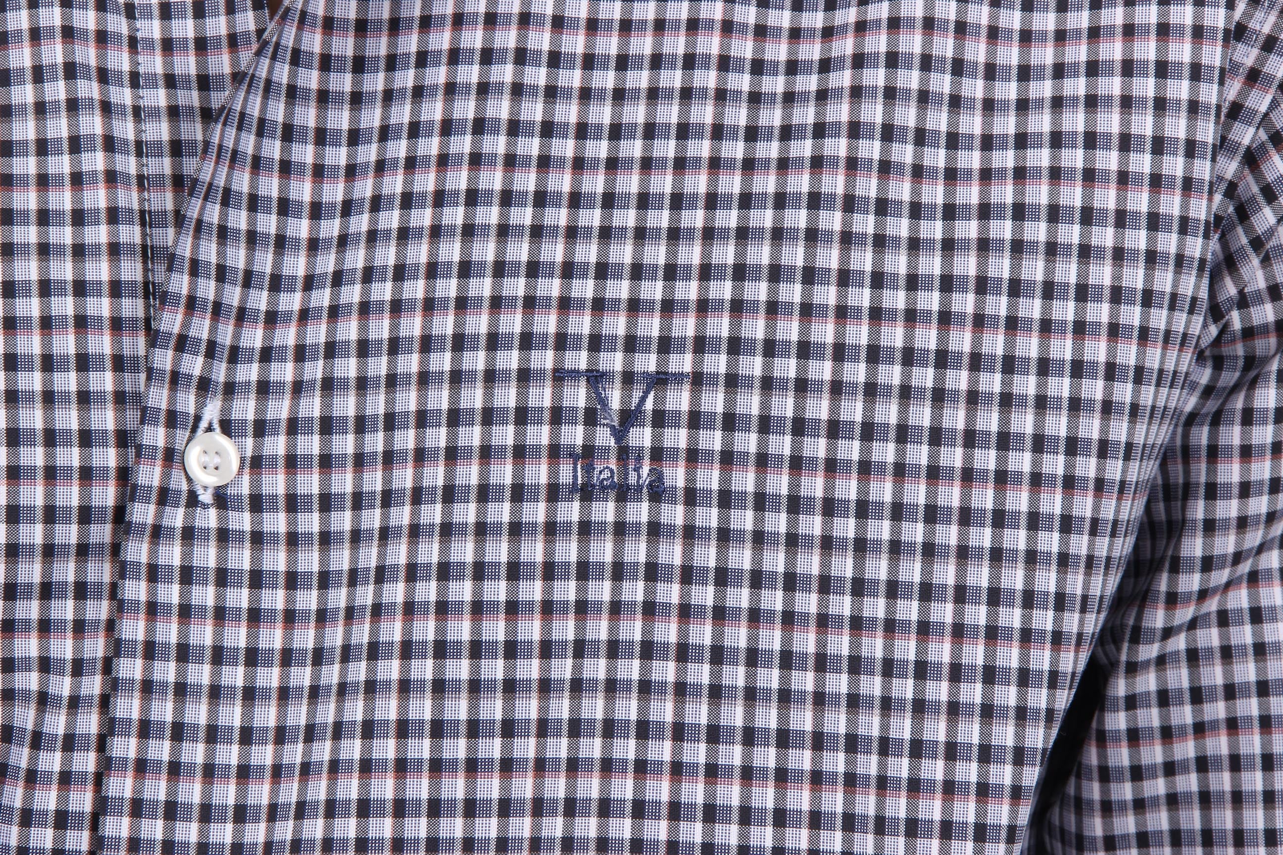 Camisa clásica moderna de corte italiano para hombre V 1969, talla 377, 212