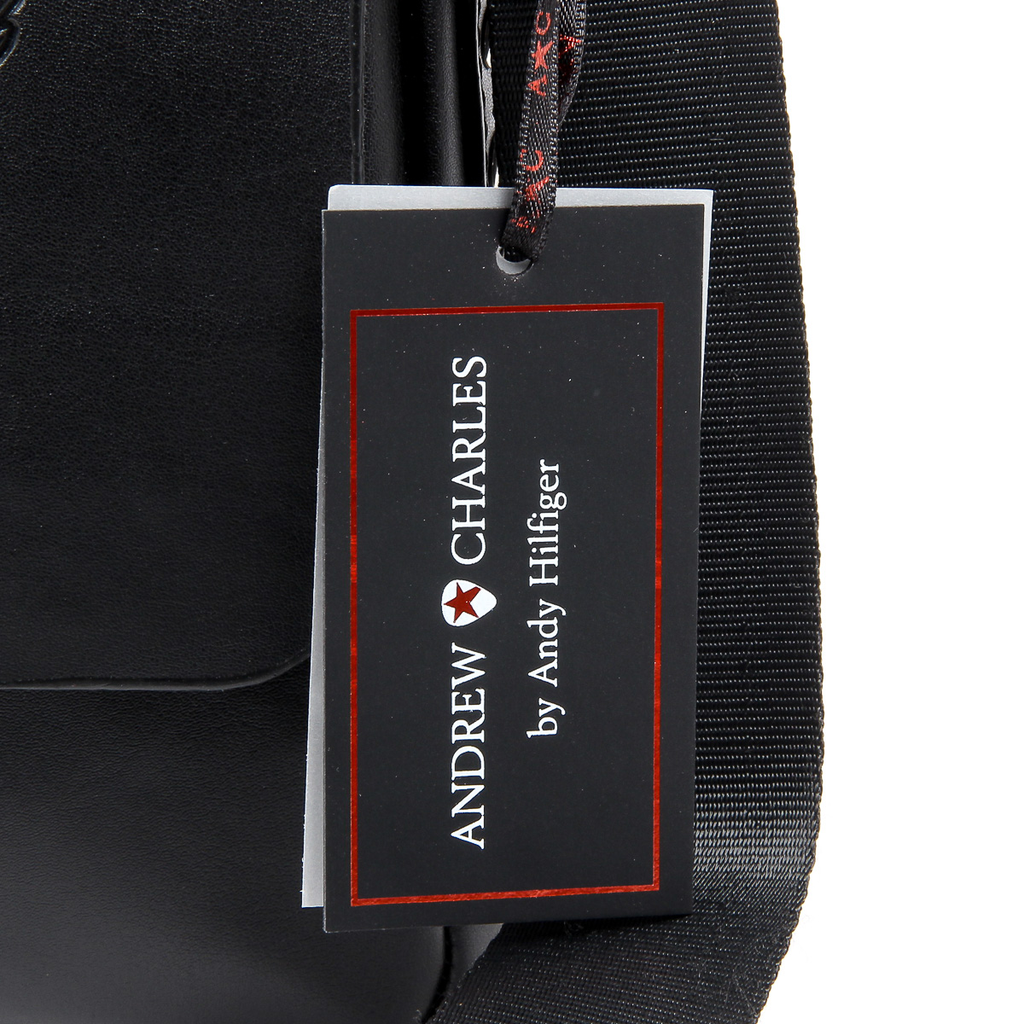 Bolso de mano para hombre Andrew Charles negro CARL