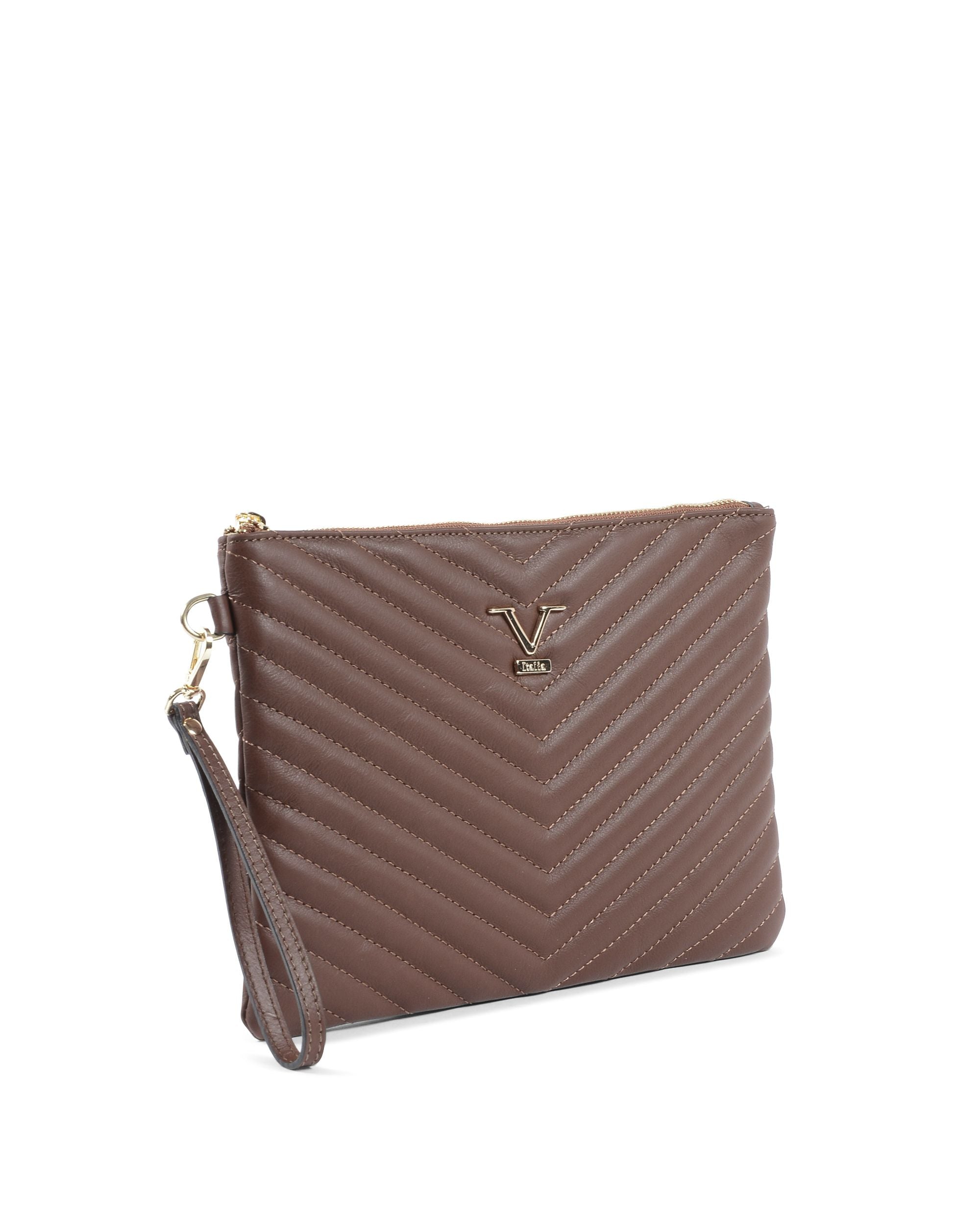 Bolso de mano Mujer V Italia Marrón V613 52 SAUVAGE BRUCIATO