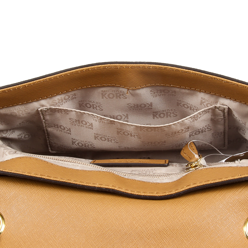 Michael Kors Womens Handbag TINA 35T7GT4F2B BRN ACORN