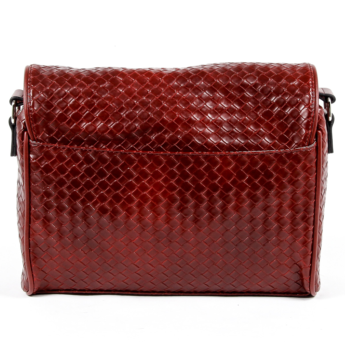Bolso de mano para hombre V 1969 Italia rojo oscuro LEROY