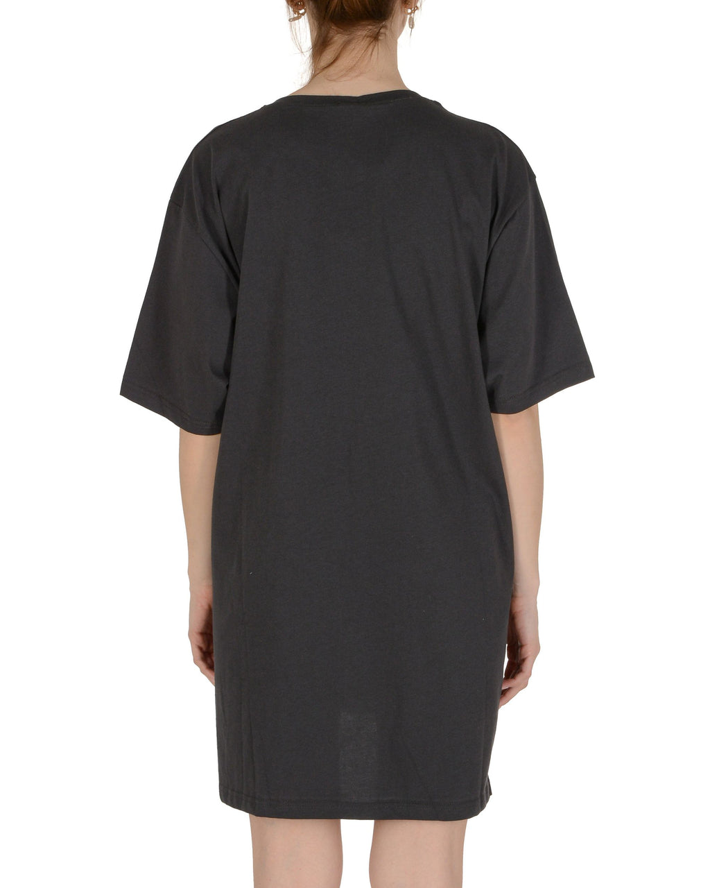 19V69 Italia Camiseta larga para mujer gris oscuro VESTITO GRIS OSCURO