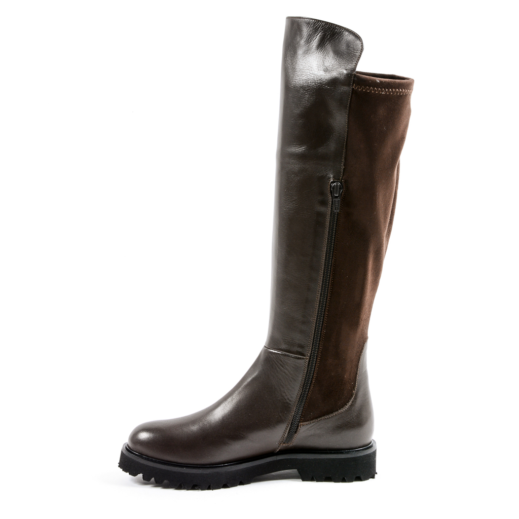 Andrew Charles Womens High Boot Brown MILEY