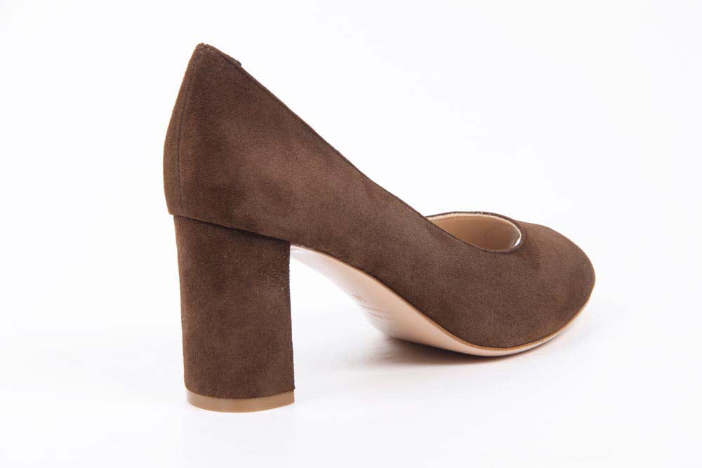 V 1969 Italia Zapatos de tacón para mujer con punta abierta 5618 VAL75 PE CAM15ISTR CAMOSCIO ISTRICE