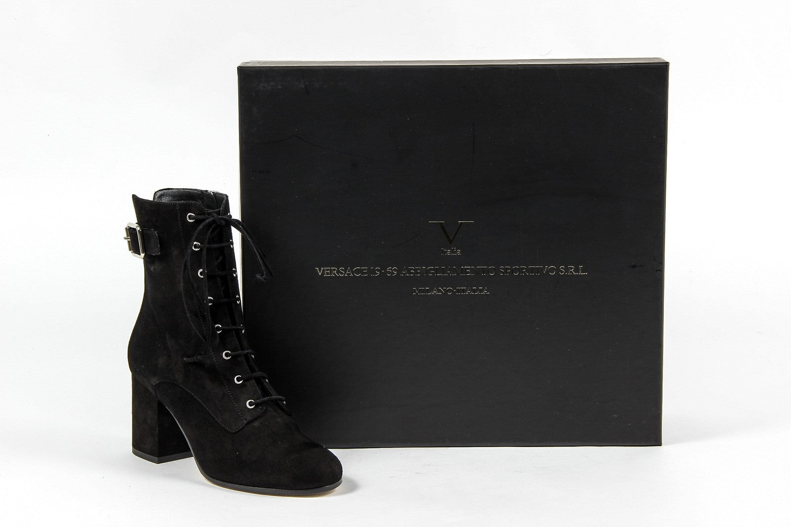 Bota corta de mujer V 1969 Italia 3115425 CAMOSCIO NERO