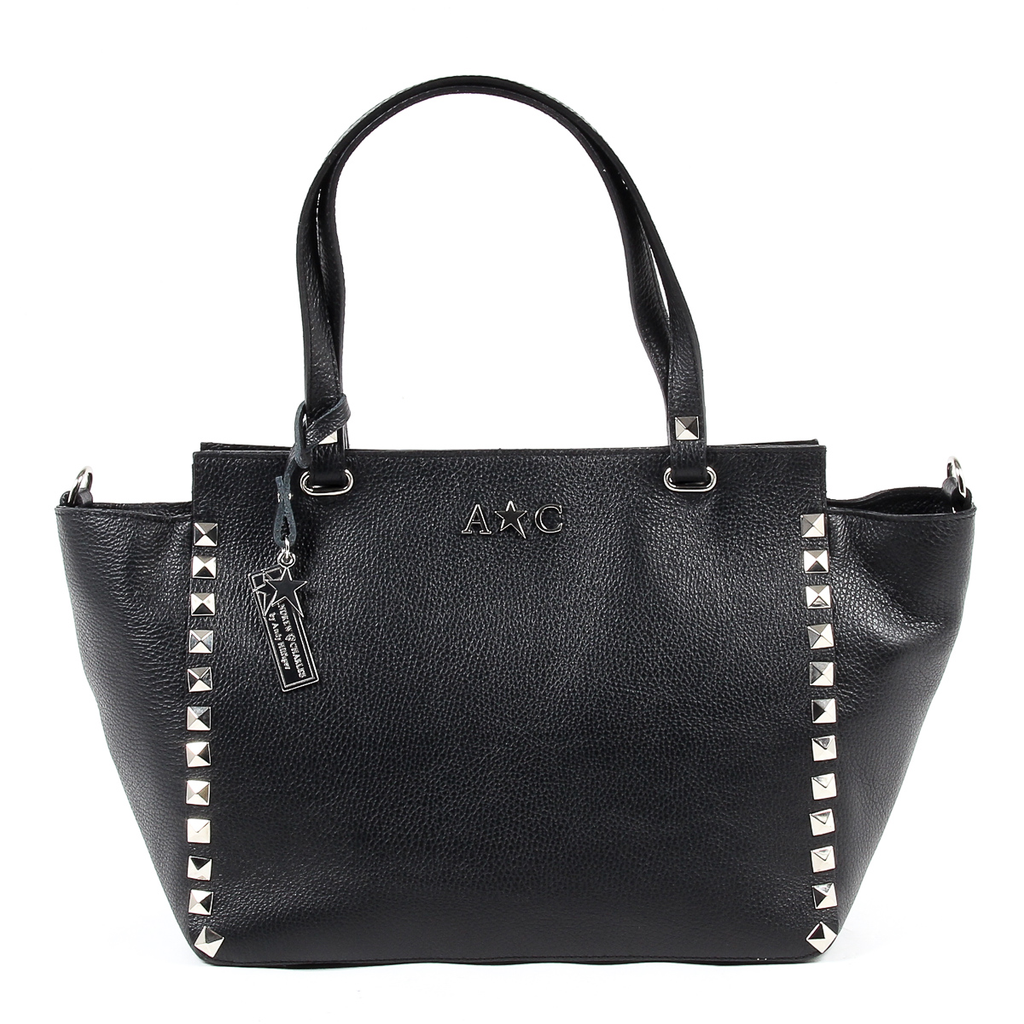 Andrew Charles Womens Handbag Black JASMIN