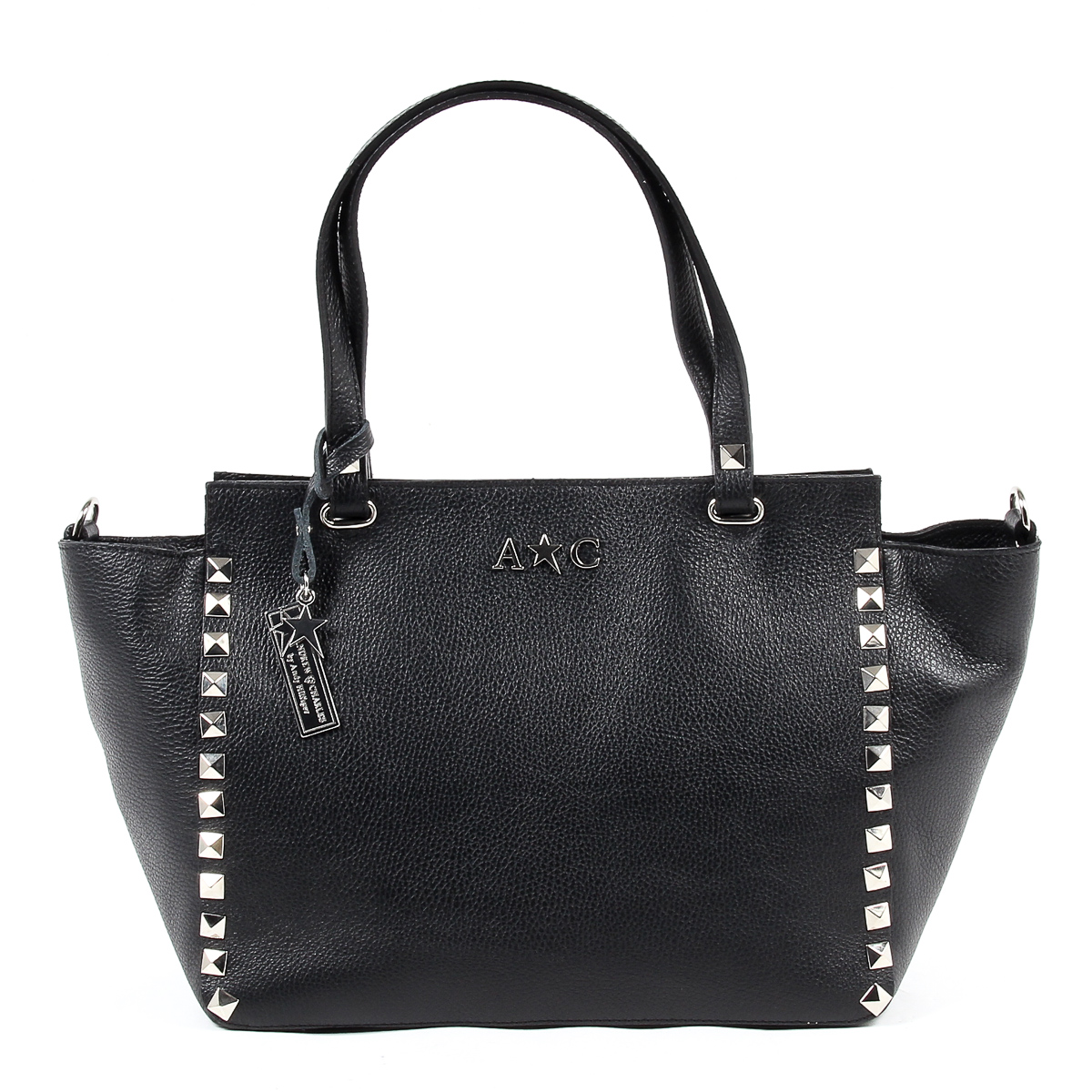 Andrew Charles Womens Handbag Black JASMIN