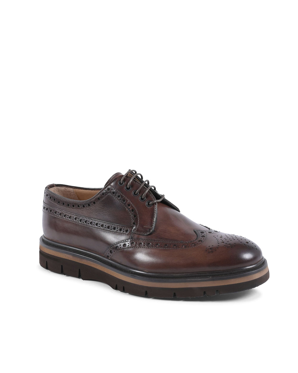 Dee Ocleppo Zapatos brogue para hombre EB138 VITELLO CACAO