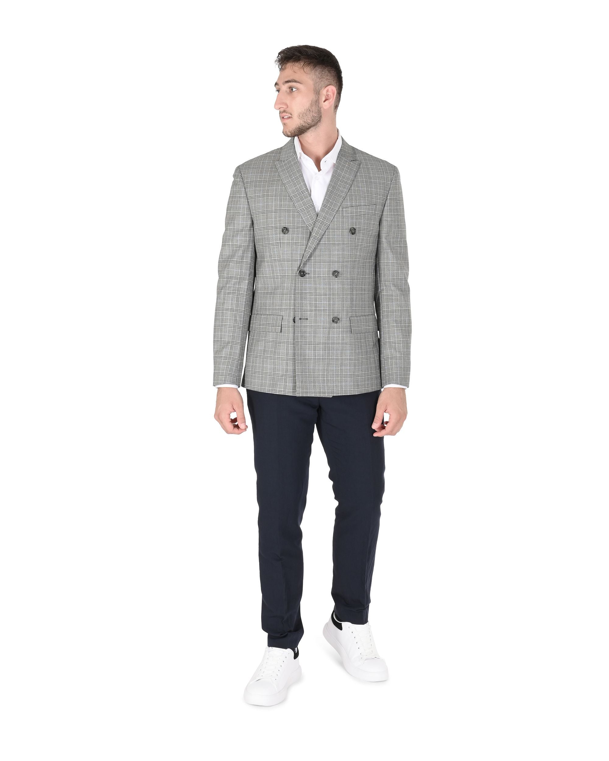 Calvin Klein Mens Blazer Grey K10K103285035