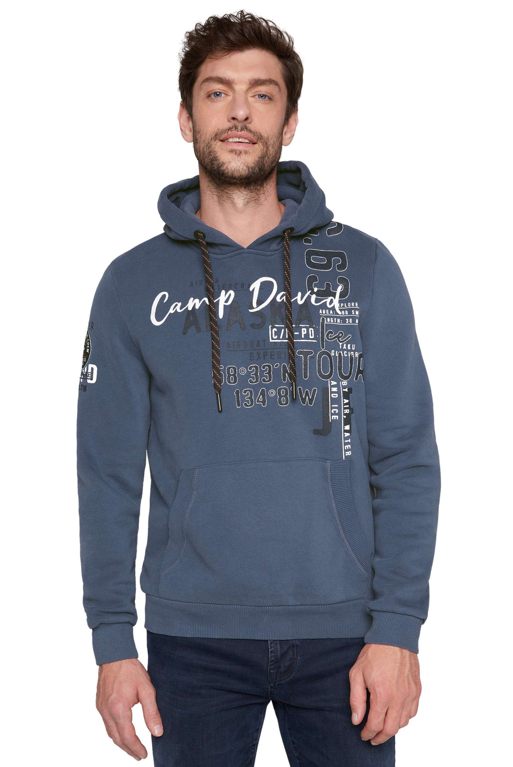 Sudadera con capucha para hombre Camp David