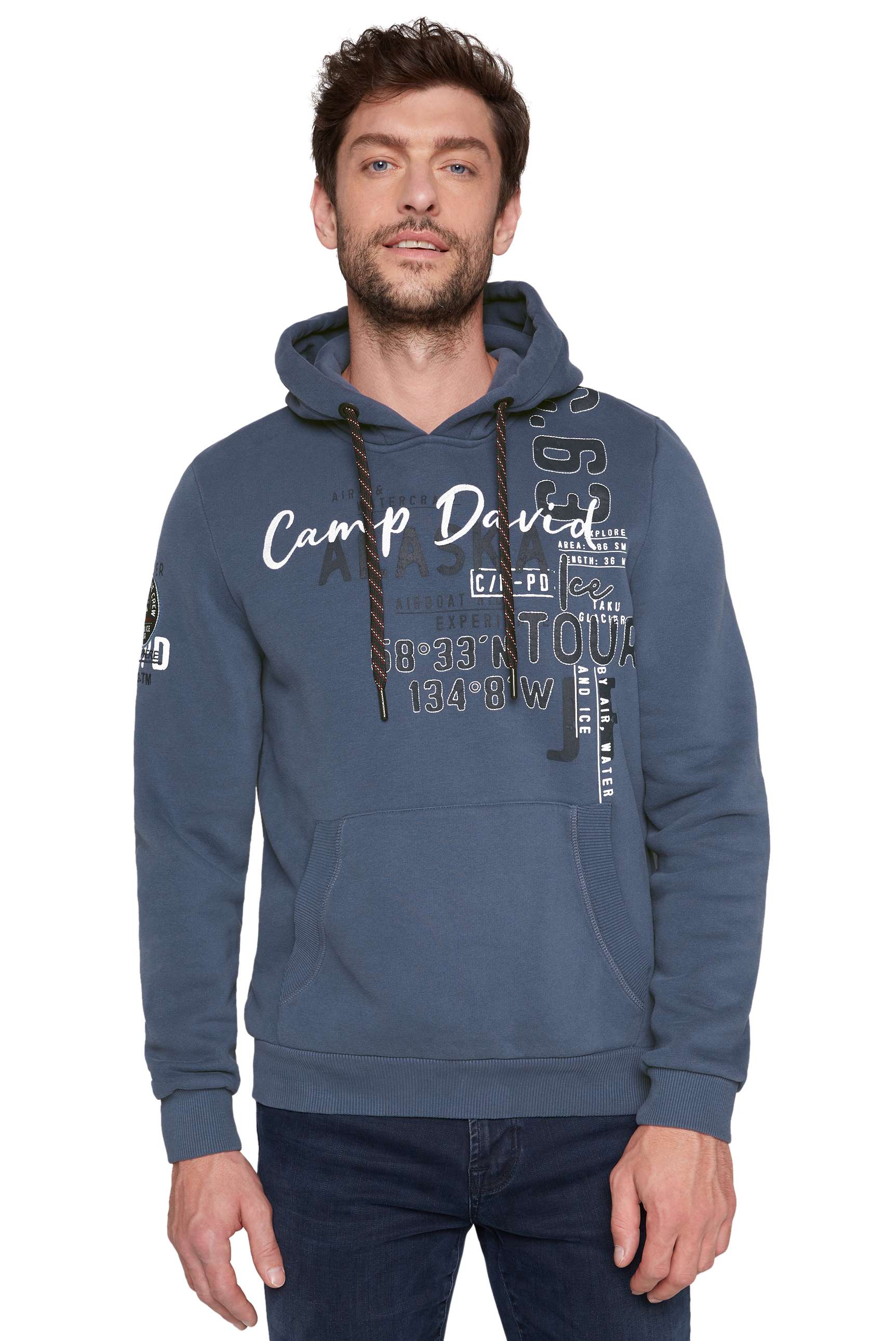 Sudadera con capucha para hombre Camp David