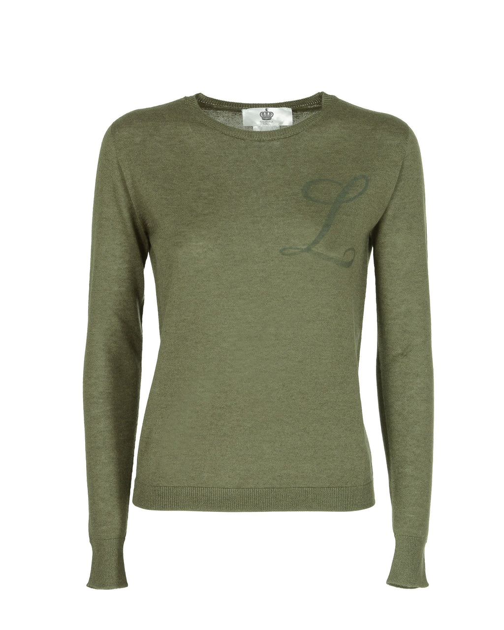 Dee Ocleppo Long Sleeve ART 004 GREEN LETTER L