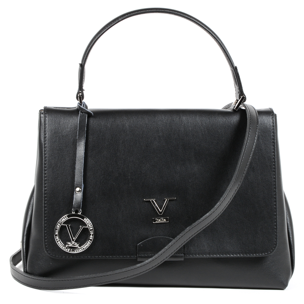 Bolso de mano para mujer V 1969 Italia Negro SIMONA