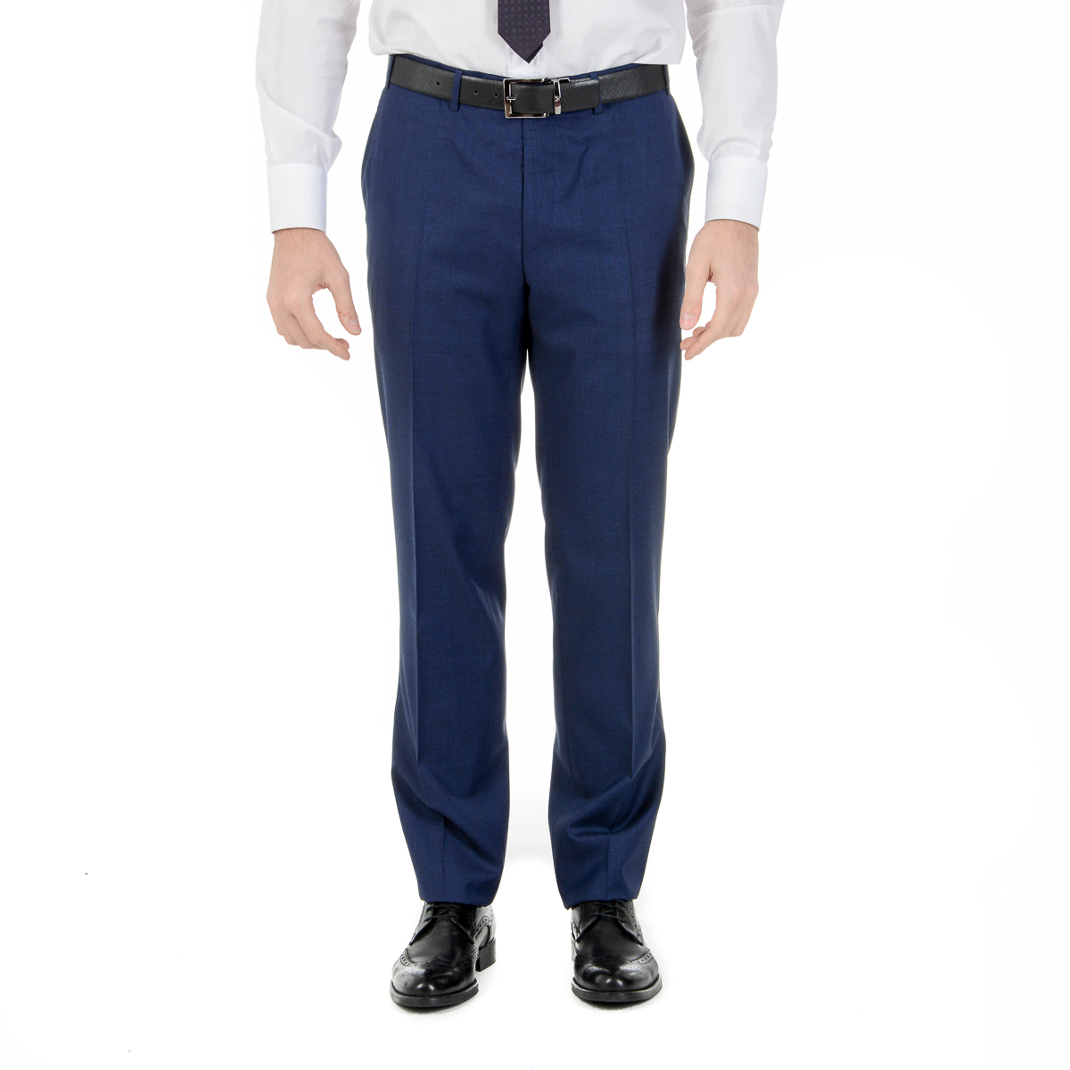 Canali Mens Suit Long Sleeves Blue Super 150's