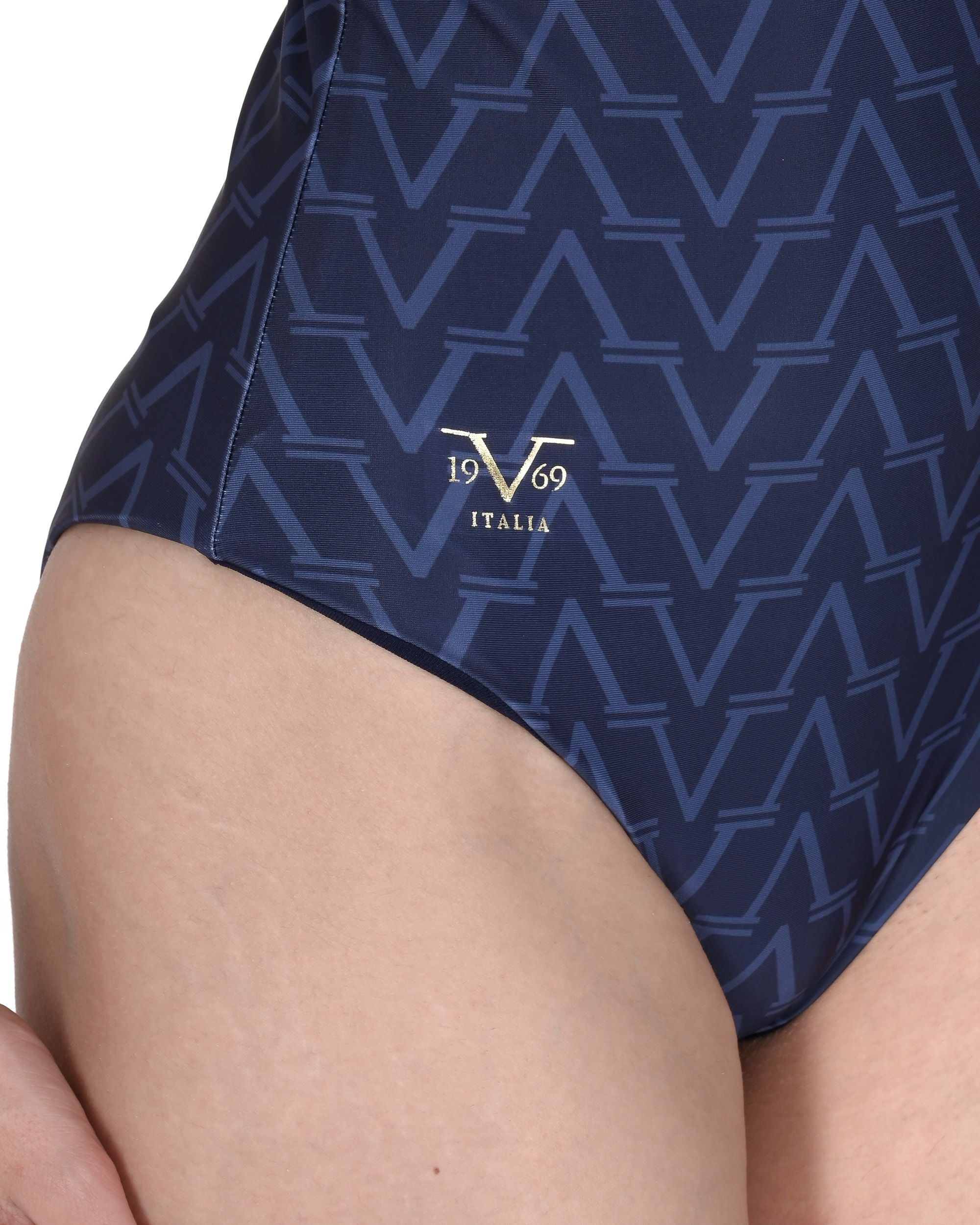 19V69 Italia Womens Swimwear One Piece VSC1WOP05 NAVY