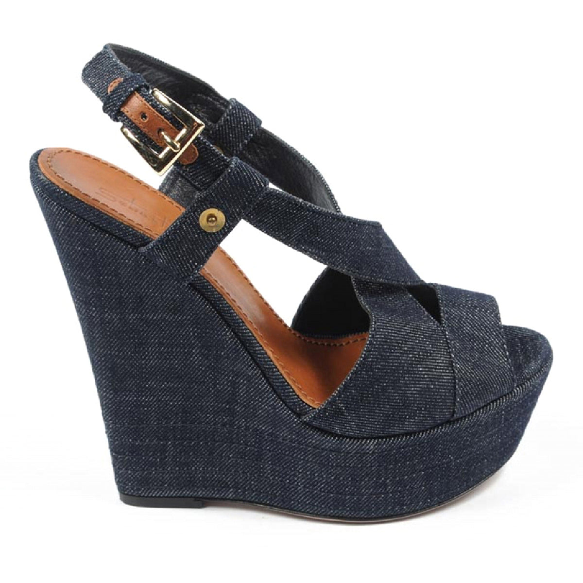Alpargatas de cuña para mujer Sebastian Milano S5309 JEANS VALIVO