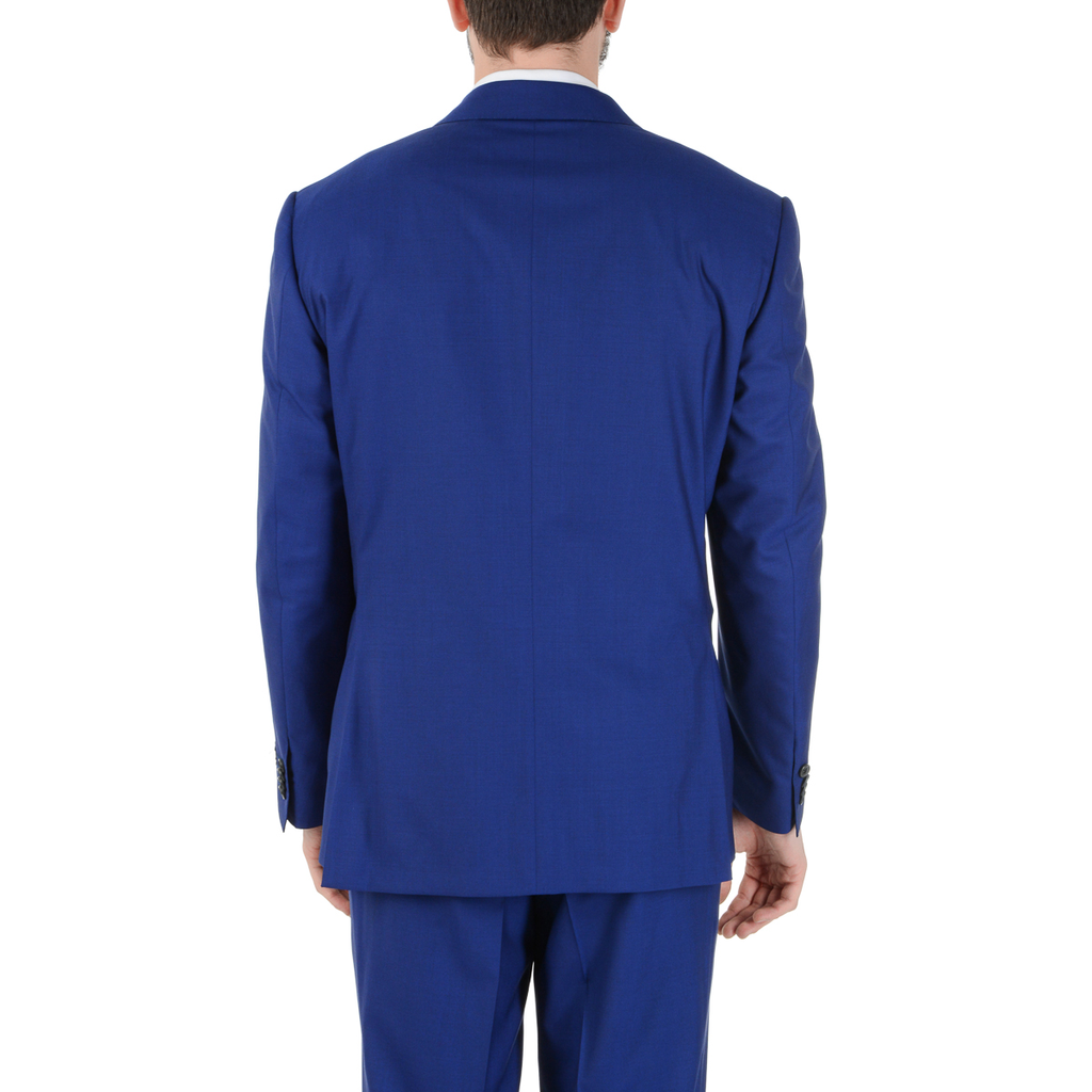 Corneliani Mens Suit Long Sleeves Blue Super 160's