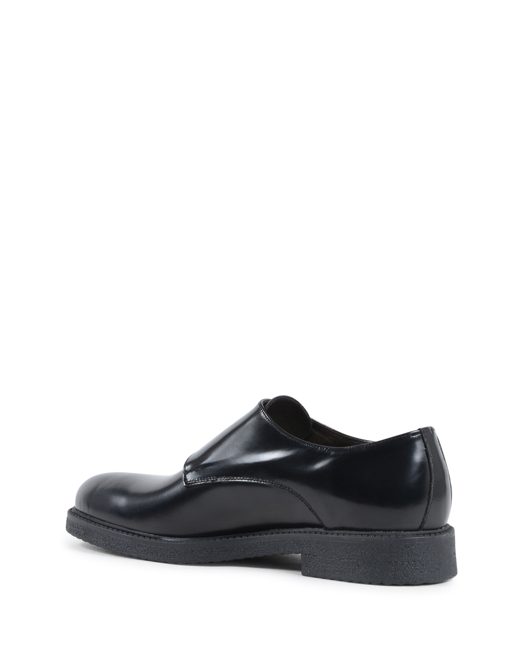 19V69 Italia - Zapato de hombre con doble hebilla, color negro, 1210 G, ABRASIVATO NERO