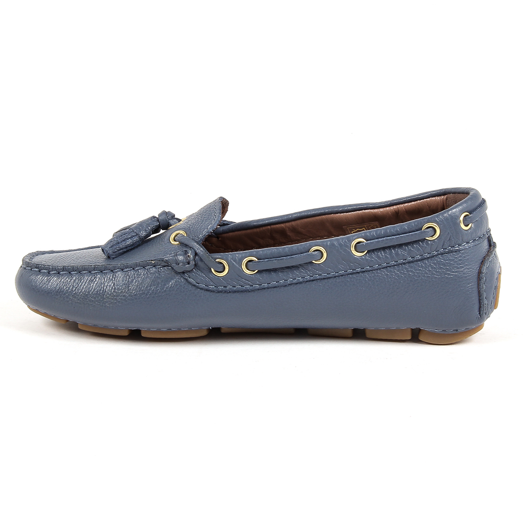 Mocasín Andrew Charles para mujer azul GIULY