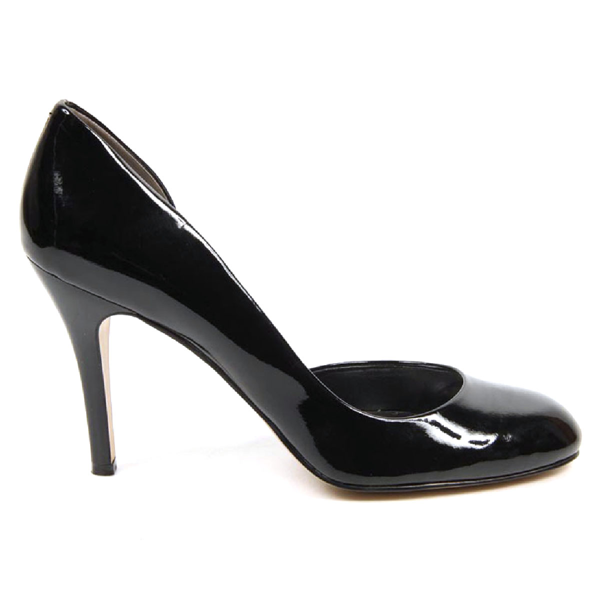 Zapatos de salón Nine West para mujer con laterales abiertos NWVISHNU NEGRO