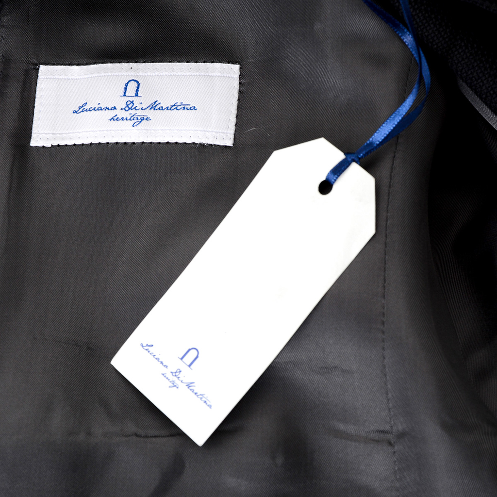 Chaqueta Luciano Di Martina para hombre, manga larga, azul oscuro