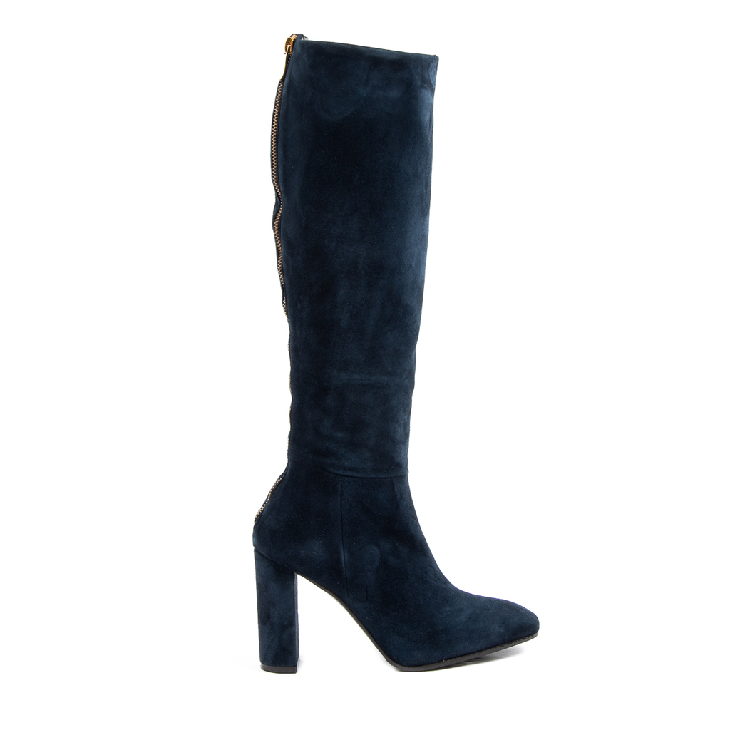 V 1969 Italia Bota alta para mujer Azul oscuro YARA