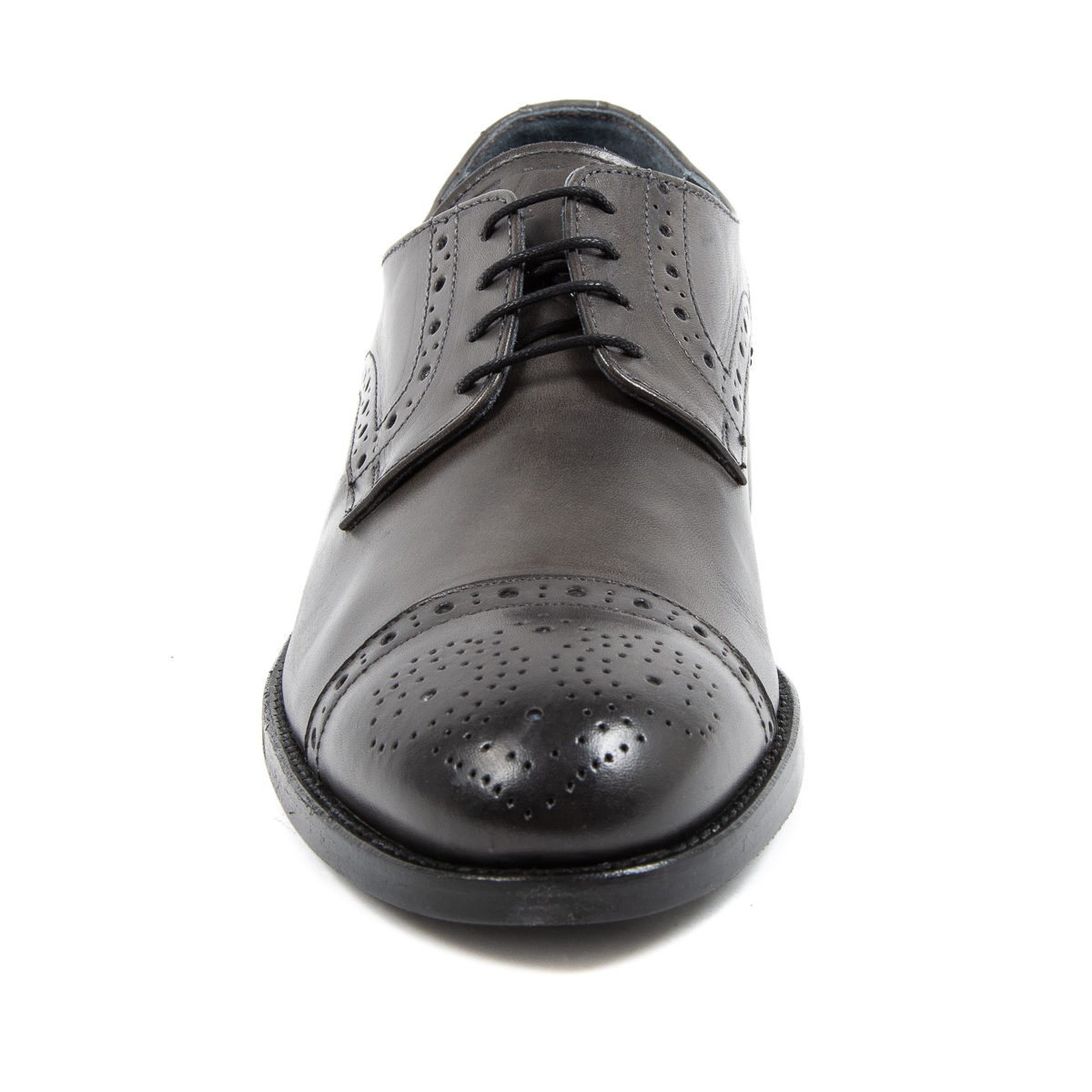 V 1969 Italia - Zapatos brogue para hombre, gris oscuro, LUKE