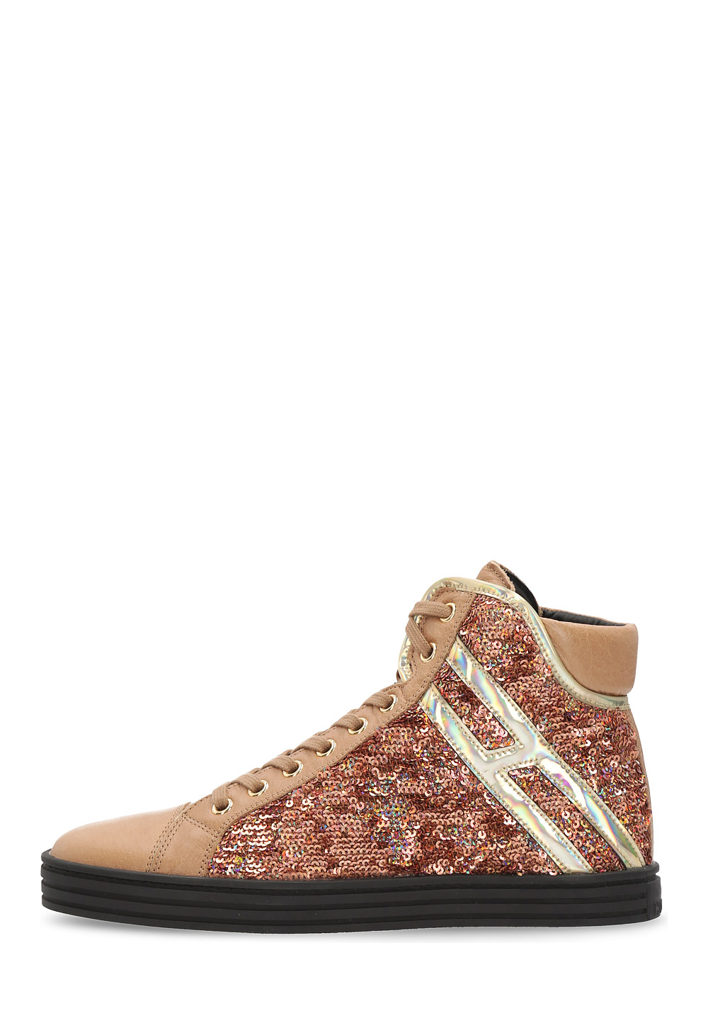 Zapatillas Hogan Rebel para mujer en marrón HXW1820I651777H568I
