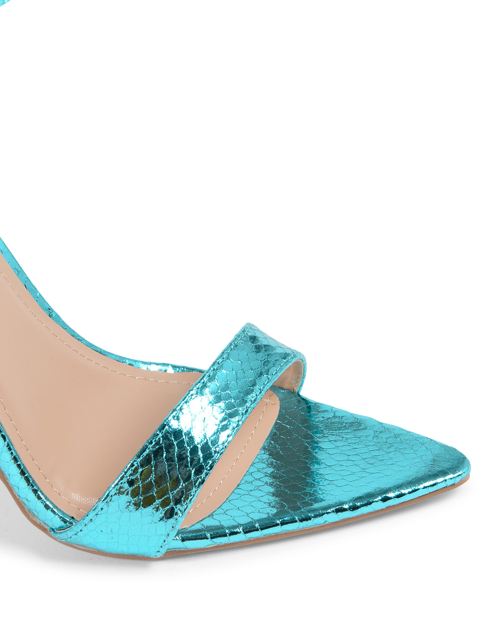 19V69 Italia Womens Ankle Strap Sandal Turquoise V8183 TURQUOISE