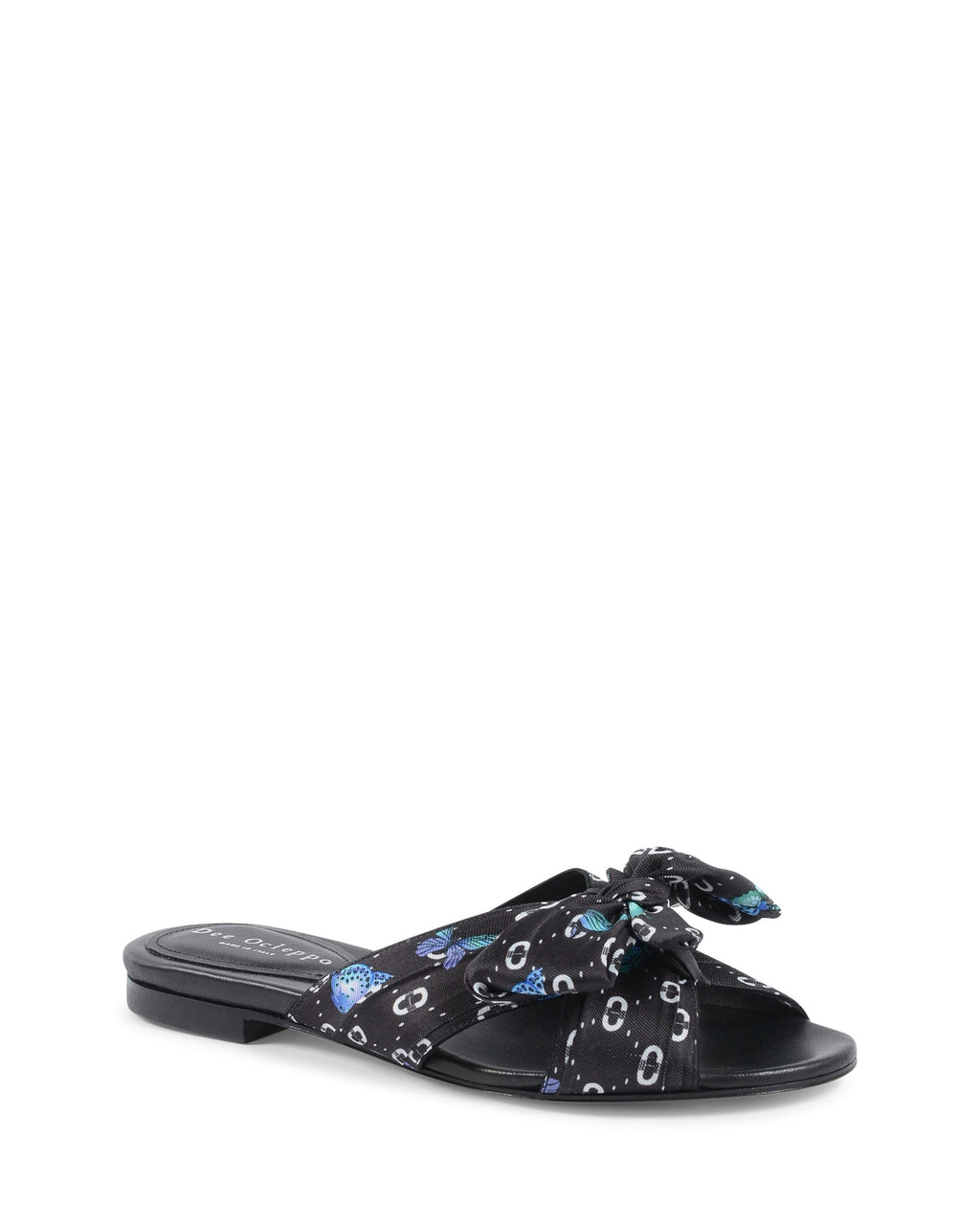 Emma Bow Mule Negro
