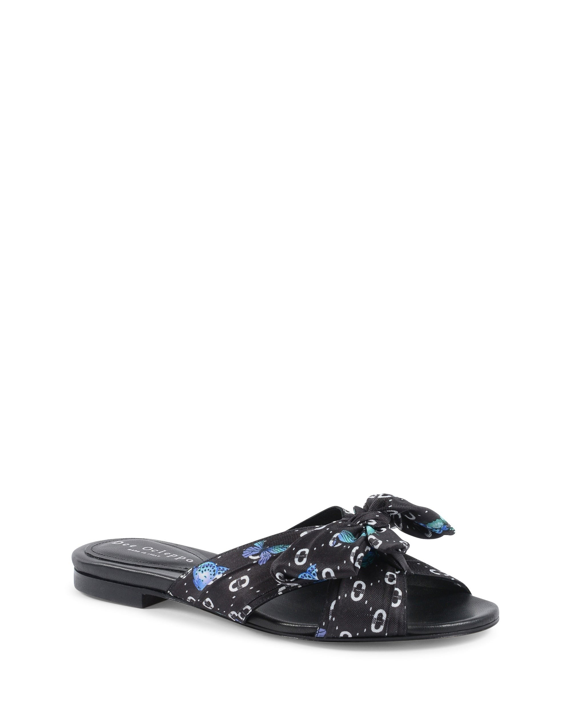 Emma Bow Mule Negro