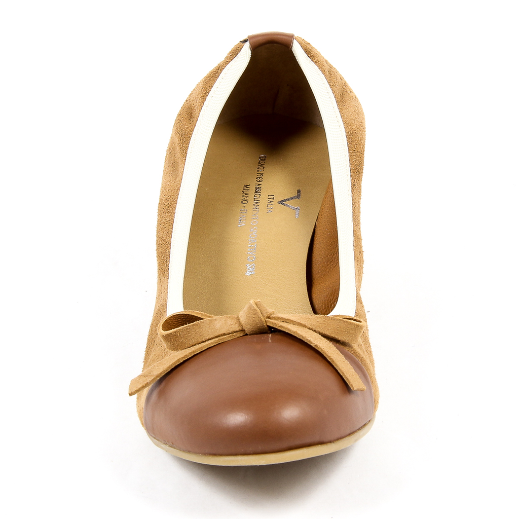 V 1969 Italia Womens Ballerina Brown REGINA